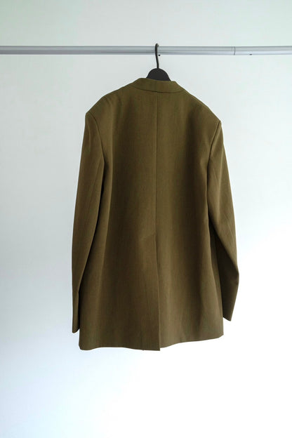 【pre order】collarless jacket  Vol.4 - olive