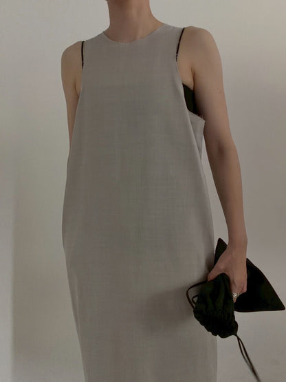 cut off one piece -26ss- /beige