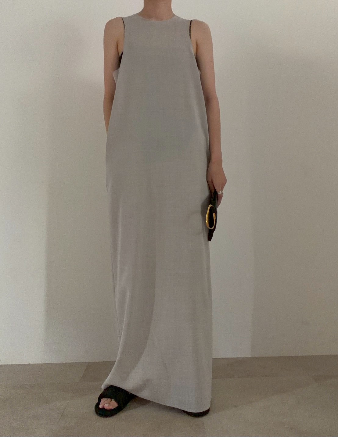 cut off one piece -26ss- /beige