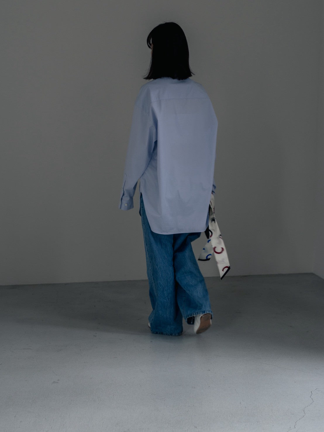 【digne】over shirt ピュアブルー　新品　タグ付き over shirt – digne.online