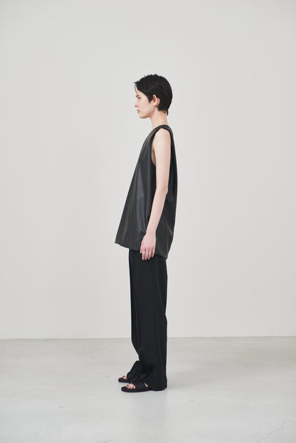 【pre order】leather tops/black