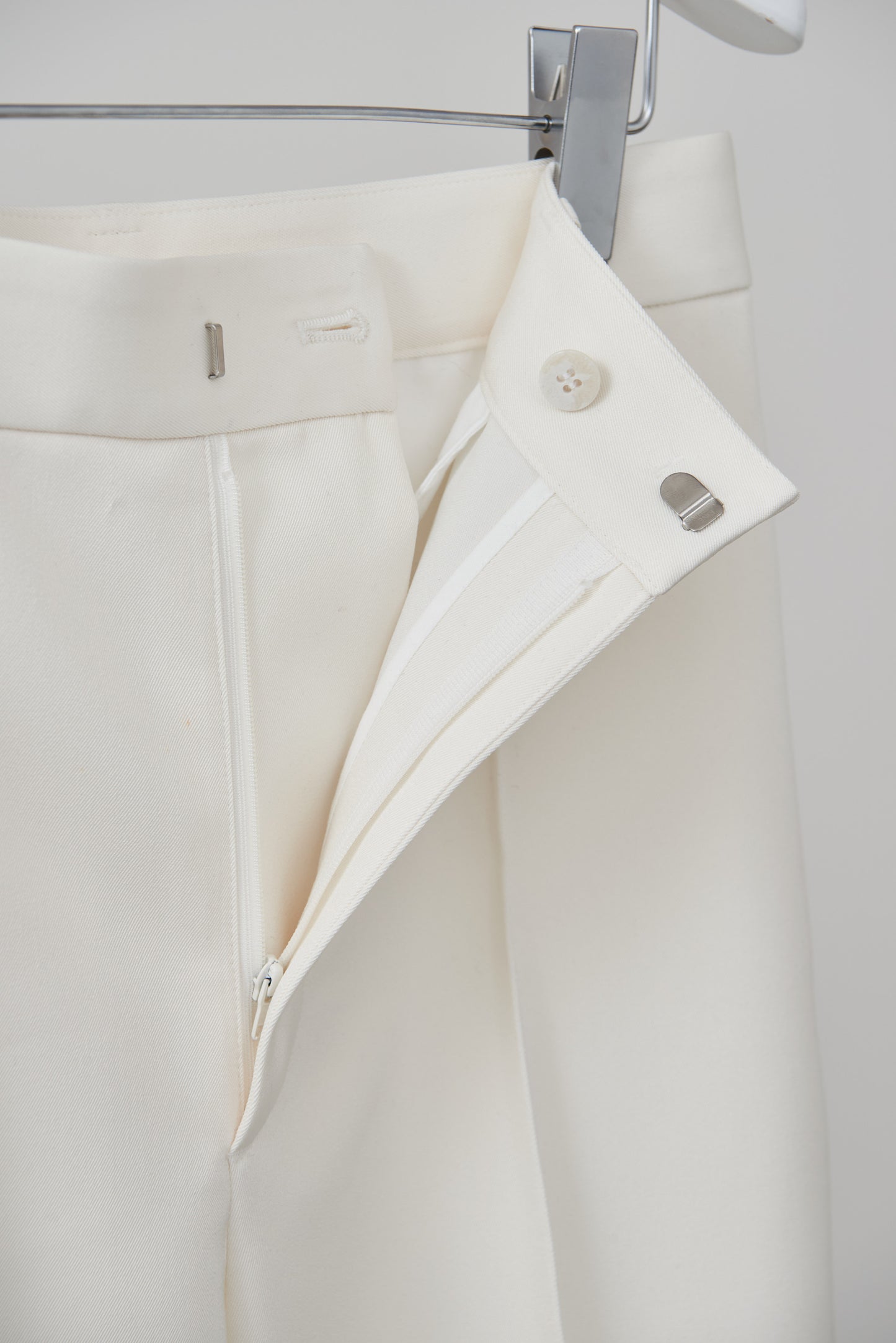 【pre order】straight pants/white