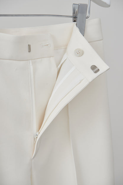 【pre order】straight pants/white