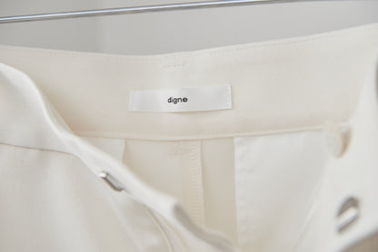 【pre order】straight pants/white