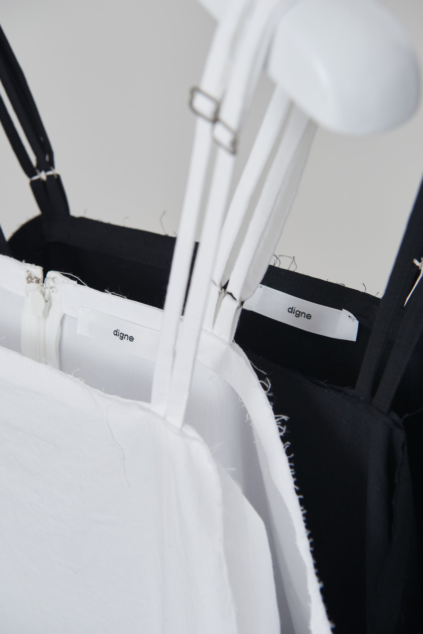 【order】cotton cami one-piece/white