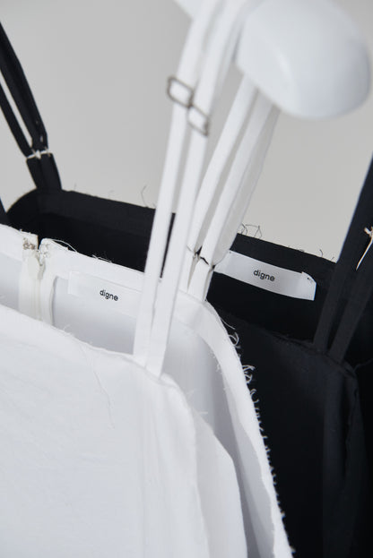 【order】cotton cami one-piece/white