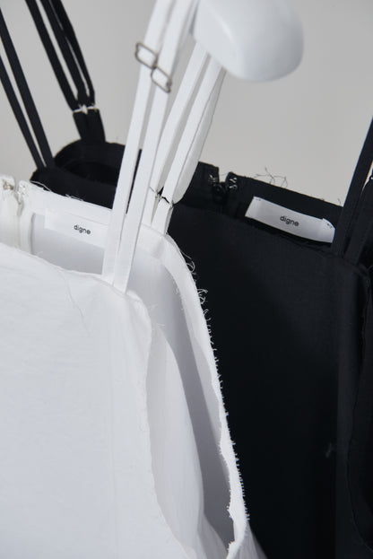 【order】cotton cami one-piece/black